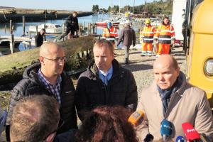 Iz Jernejevega kanala so začeli odstranjevati potopljena plovila 1